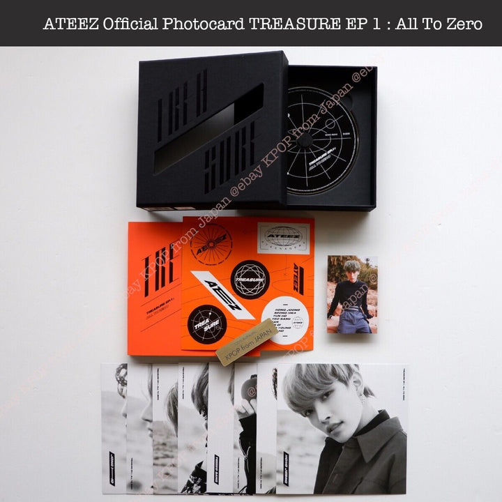 SAN ATEEZ TREASURE EP 1 : All To Zero ver. Album + Photocard set