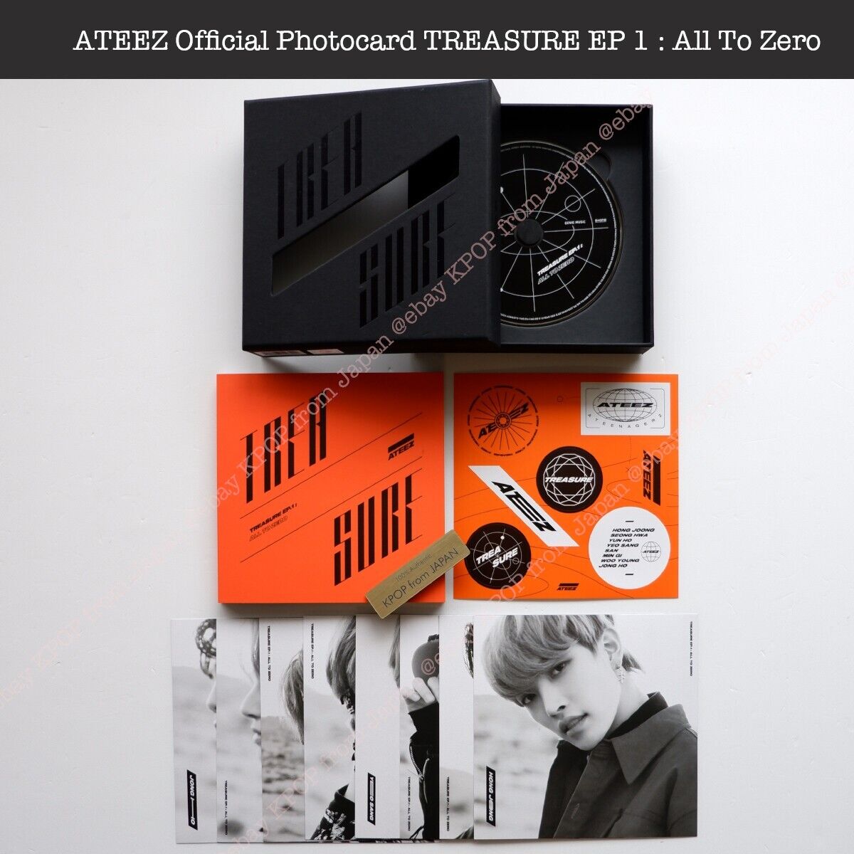 SAN ATEEZ TREASURE EP 1 : All To Zero ver. Album + Photocard set