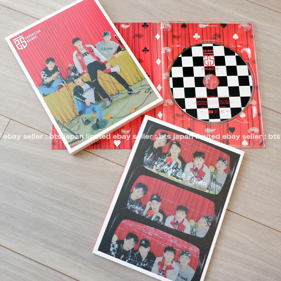 SHINee una versión. SUPERSTAR Oficial CD oficial + Folleto 