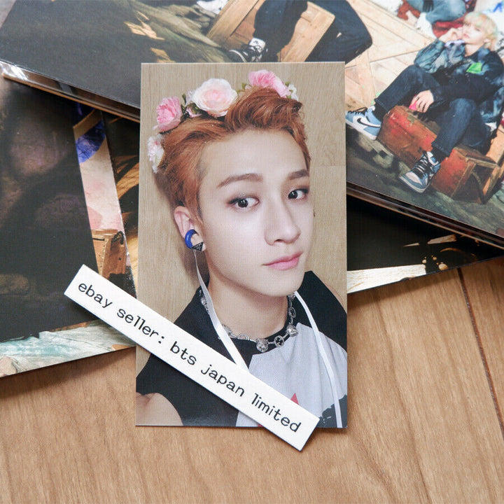 Stray Kids Bang Chan Scars / Thunderous Official Limited B ver. + Conjunto de tarjetas fotográficas 