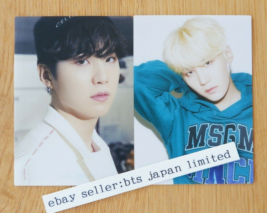 BTS SUGA BTS, THE BEST FC edition Official 2 Photo cards ONLY PC Fan club