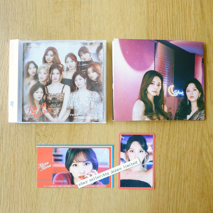 TWICE Kura Kura Nayeon Official ONCE ver. + IC sticker + Photo card set