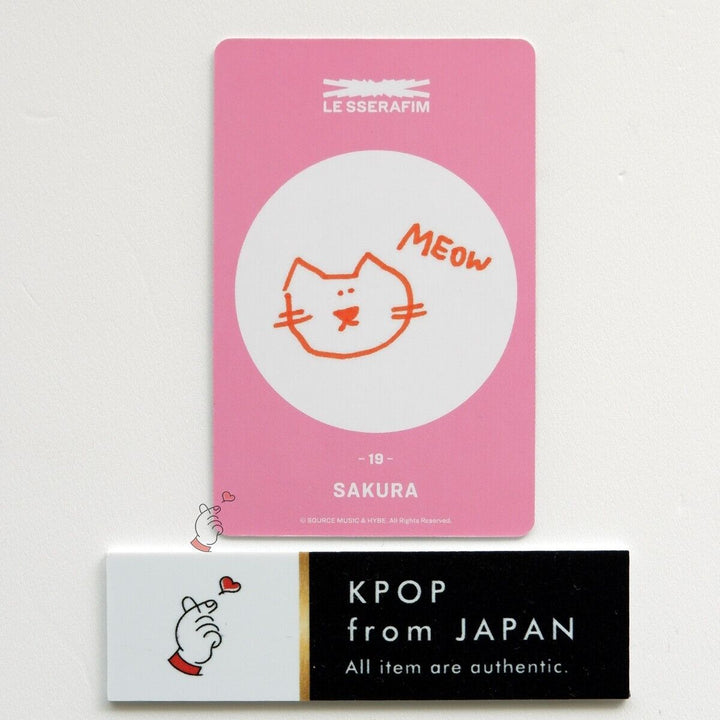 Sakura LE SSERAFIM FEARLESS Weverse japan photocard Complete set LESSERAFIM