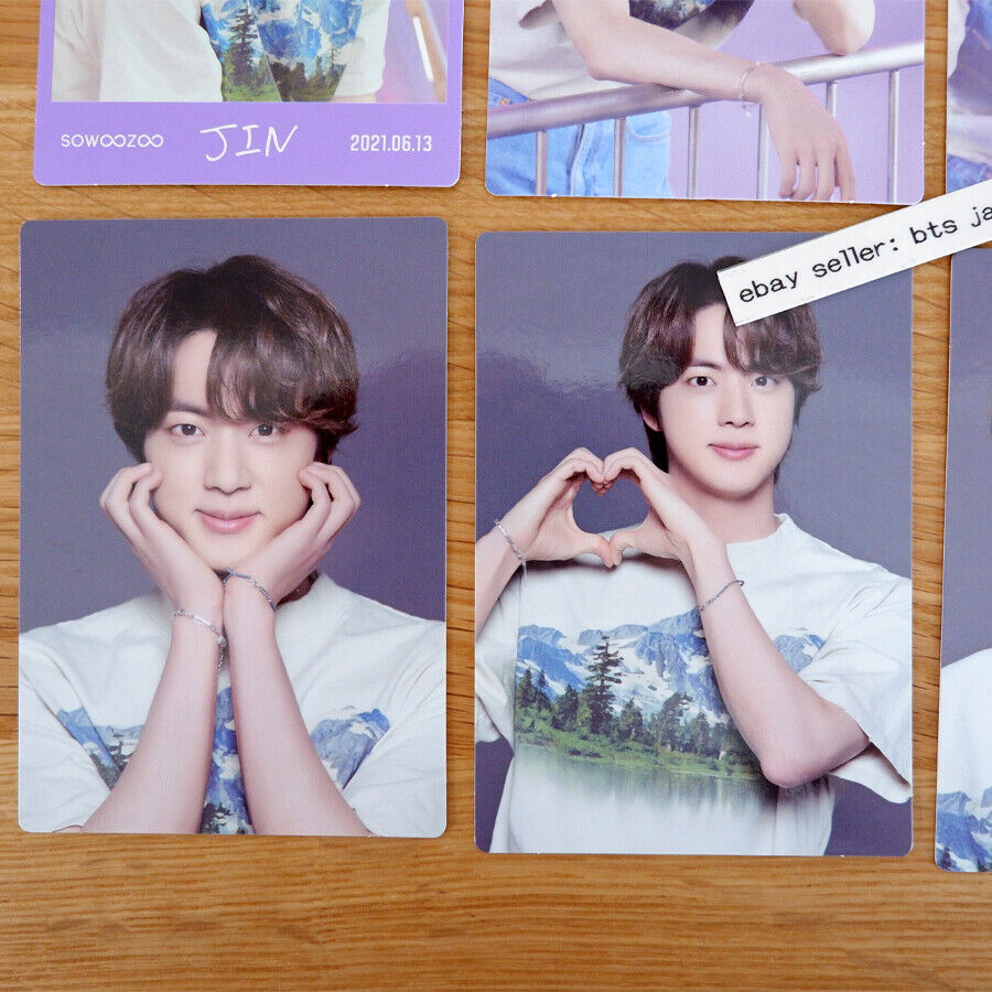 BTS JIN SOWOOZOO 2021 Official Mini Photo card SET 8card + 1Special 9pcs