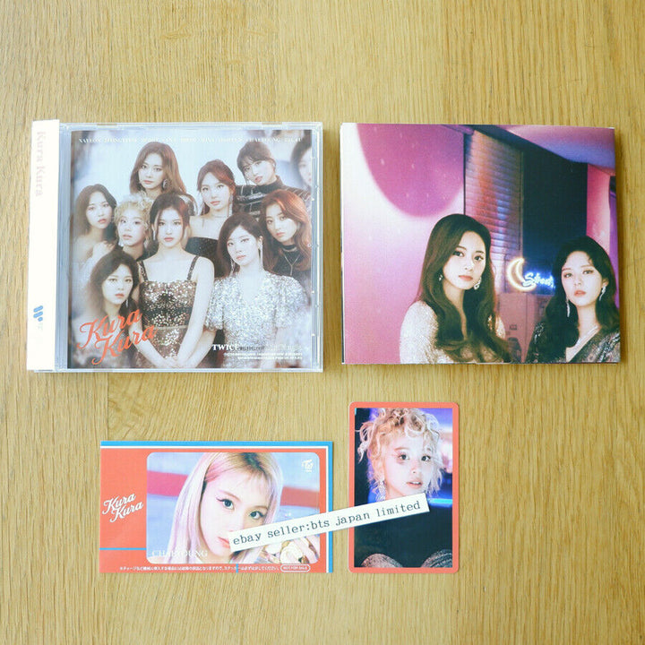 TWICE Kura Kura Chaeyoung Official ONCE ver. + IC sticker + Photo card set