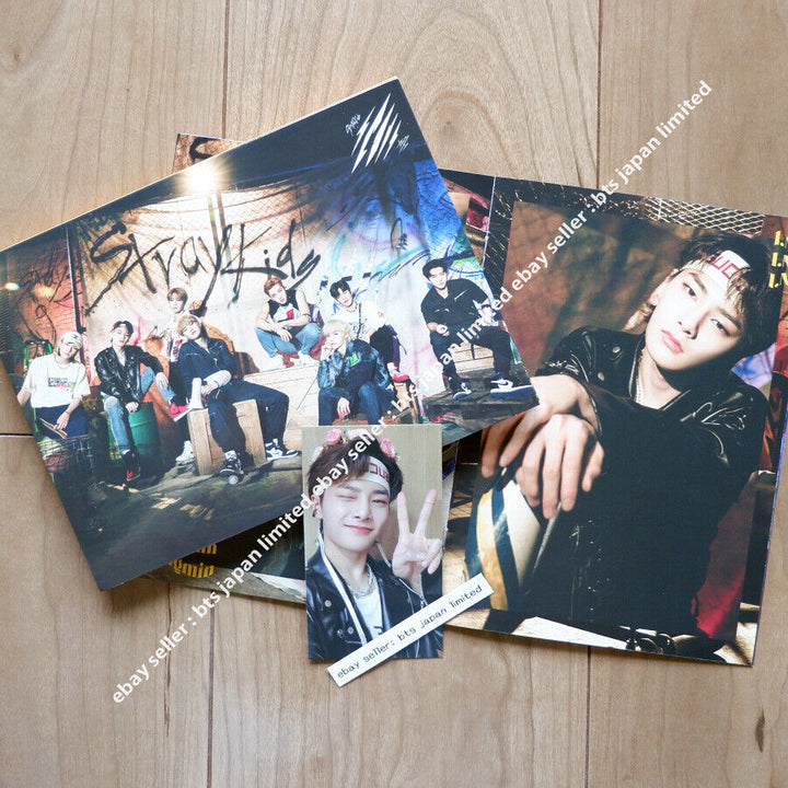 Stray Kids IN Scars / Thunderous Official Limited B ver. + Conjunto de tarjetas fotográficas 