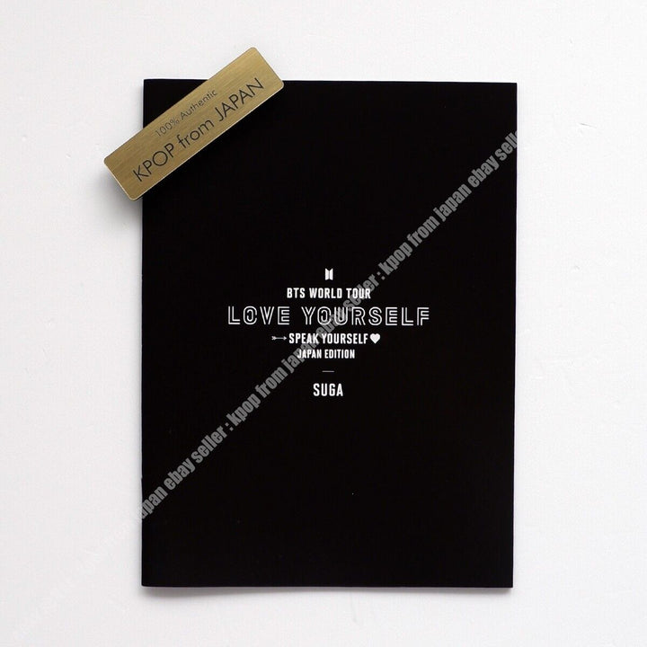 SUGA BTS 2017 THE WINGS TOUR + 2019 LYS SYS TOUR Japan edition Photobook set