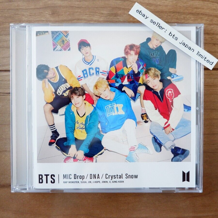 BTS MIC Drop DNA Crystal Snow A B C ver. 4 CD DVD Official Photo Set with BOX