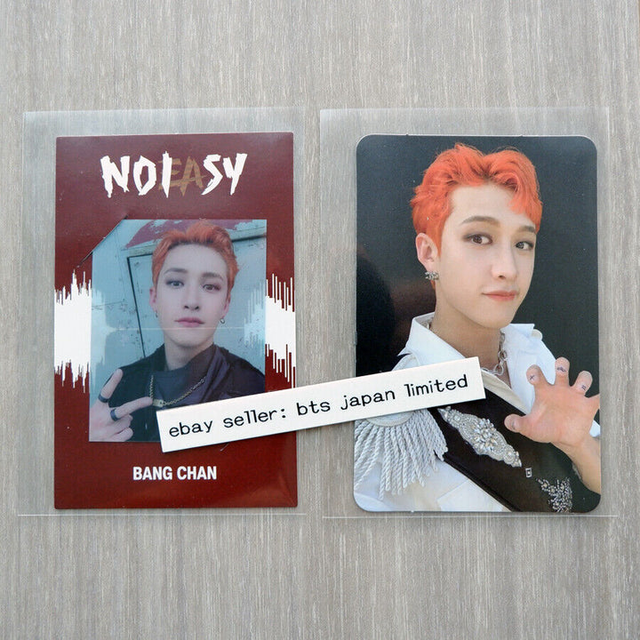 Stray kids Bang chan NOEASY Jewel case Official Photocard set Frame Photo card