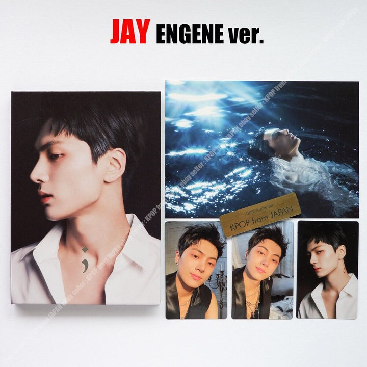 JAY ENHYPEN DARK BLOOD ENGENE ver. Complete set CD + 3Photocards + Postcard