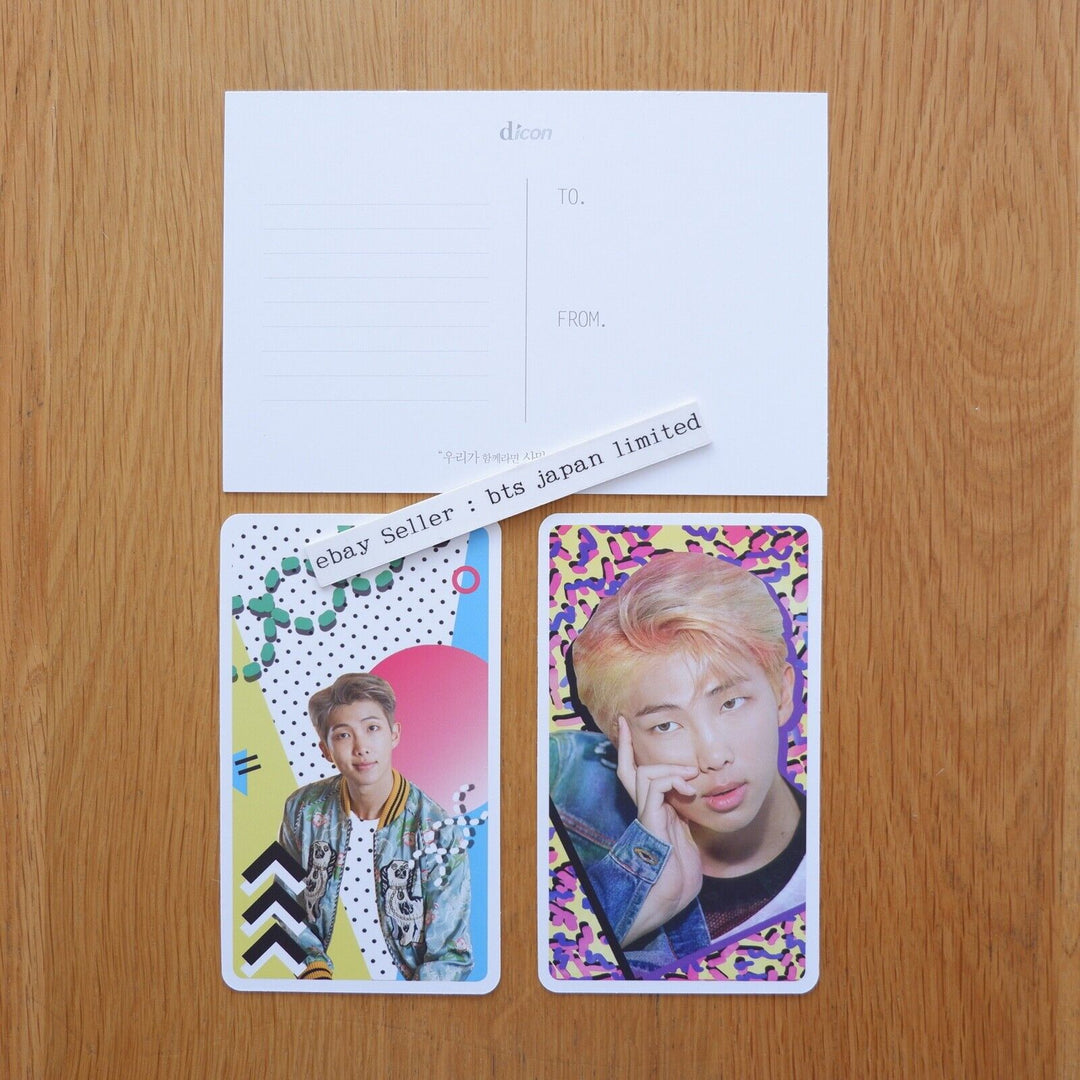 BTS RM  Dicon BEHIND THE SCENE JAPAN Original EDITION 3 cards ONLY PC