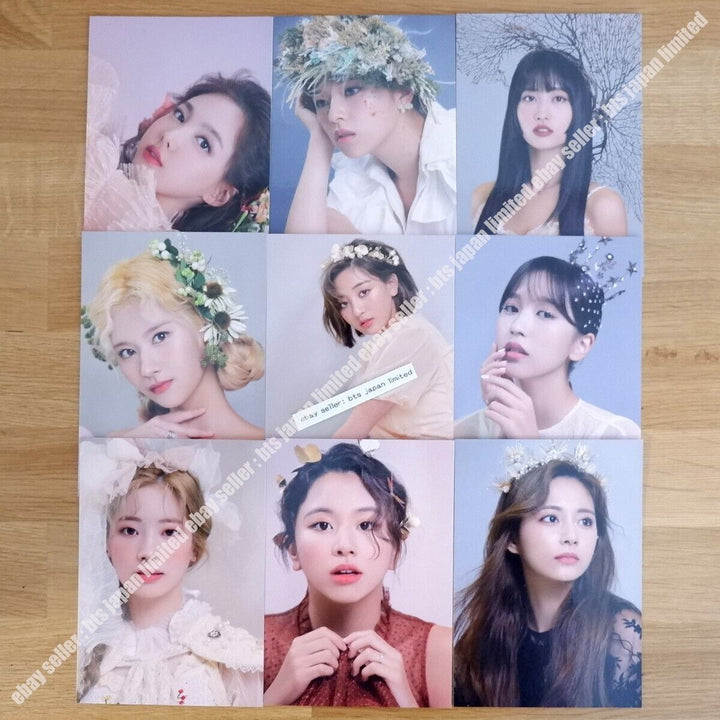 TWICE OFFICIAL SEASON’S GREETINGS 2020 Photocard set of 9 ILLUSION photo card