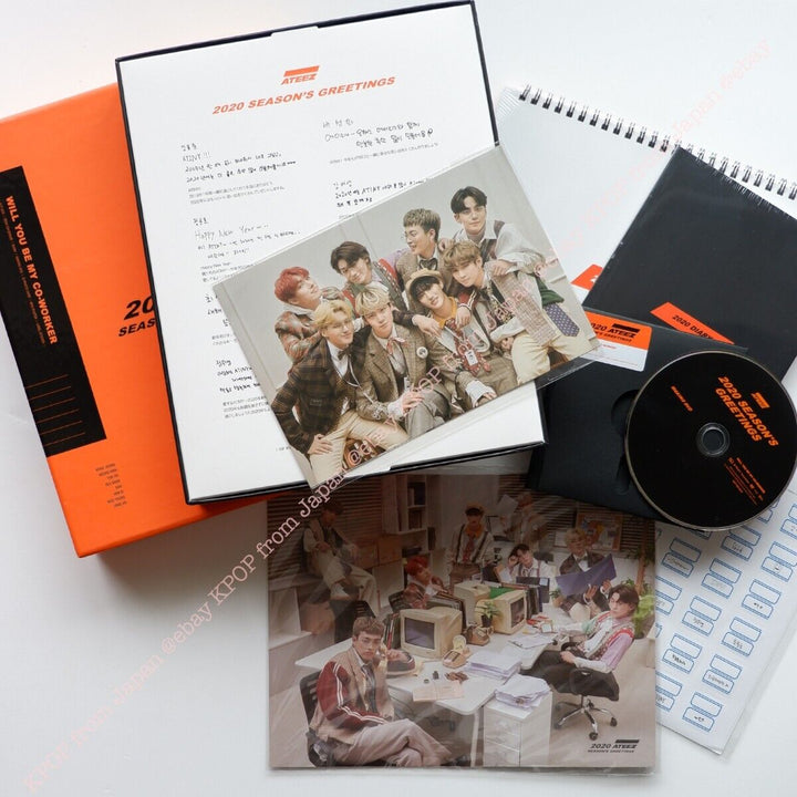 ATEEZ 2020 Season's Greetings Official Goods DVD WILL YOU BE MY CO-WORKER