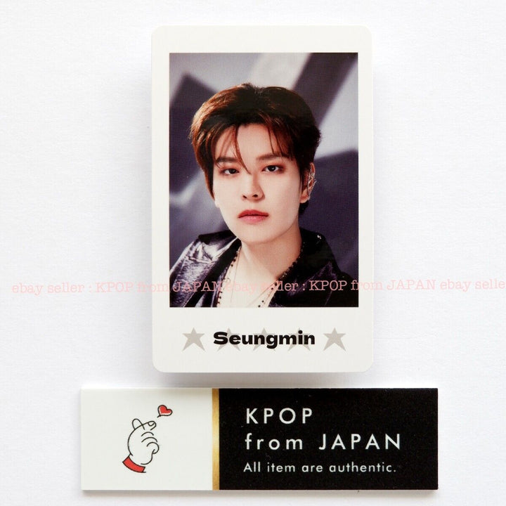 Seungmin Stray kids 5star Dome Tour ver. JYP POPUP ver. Official photocard set