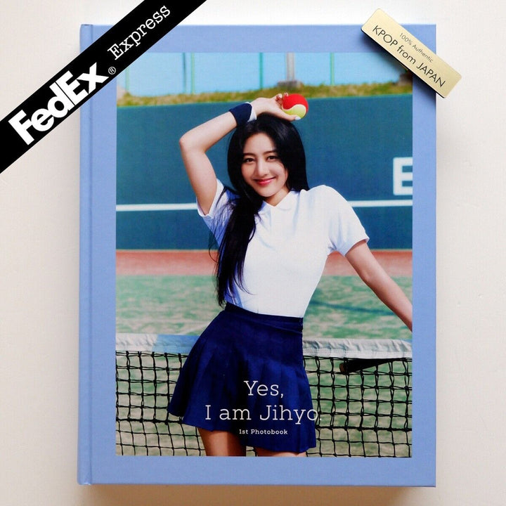 JIHYO Yes, I am Jihyo COBALT BLUE VER. 1st Photobook TWICE ONCE