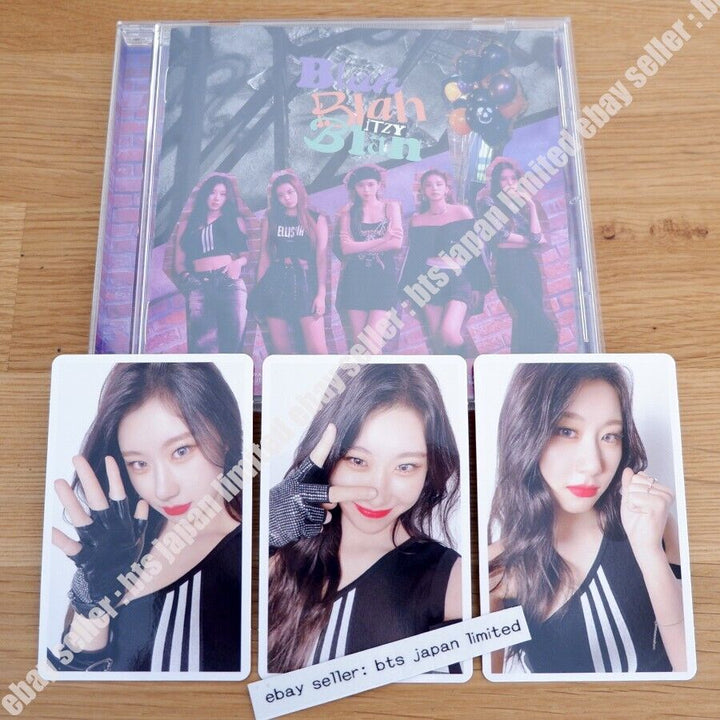 ITZY Chaeryeong Blah Blah Blah MIDZY Japan ver + Official 3 Photocards Fan club