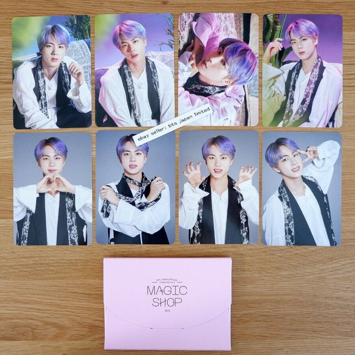 BTS FANMEETING VOL.5 MAGIC SHOP Official Mini Photo card JIN 8set photocard