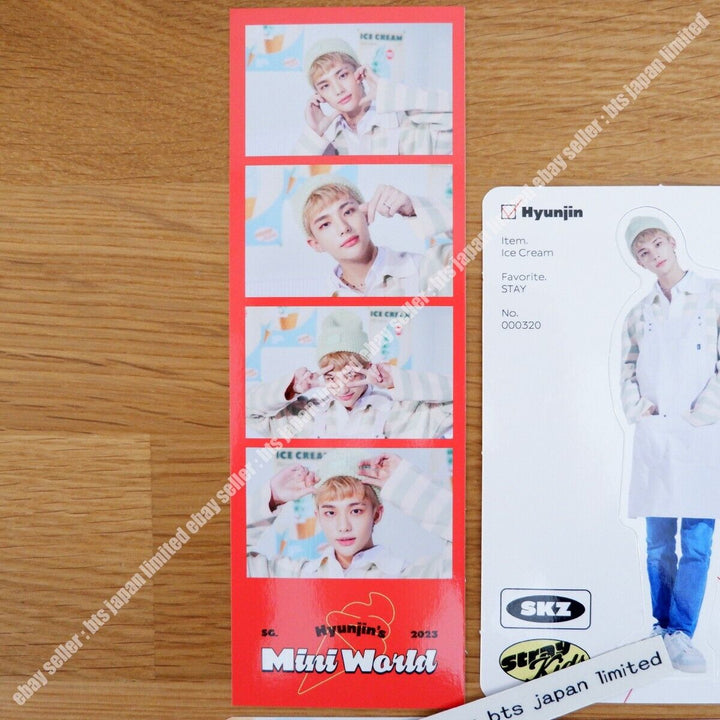 Hyunjin Stray kids SKZ's Mini World 2023 season's greeting Photocard set SKZ