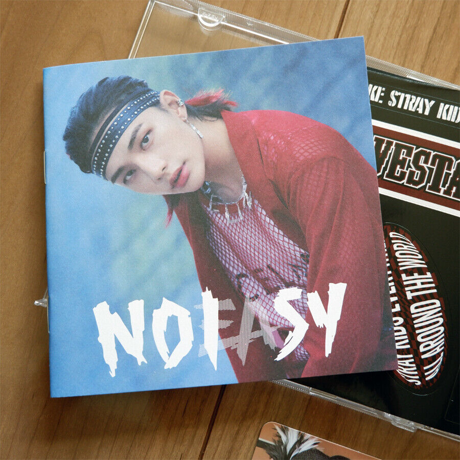 Stray Kids Hyunjin NOEASY Estuche CD + Tarjeta fotográfica + Conjunto de fotos con marco 