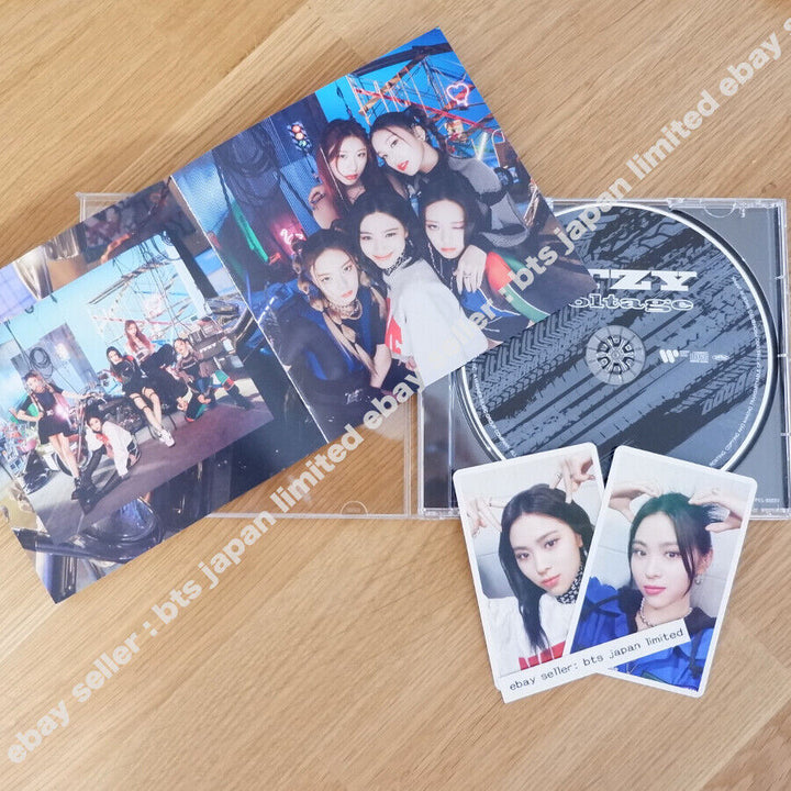 ITZY Ryujin Voltage MIDZY Japan ver + Official 2 Photocards PCS Fan club