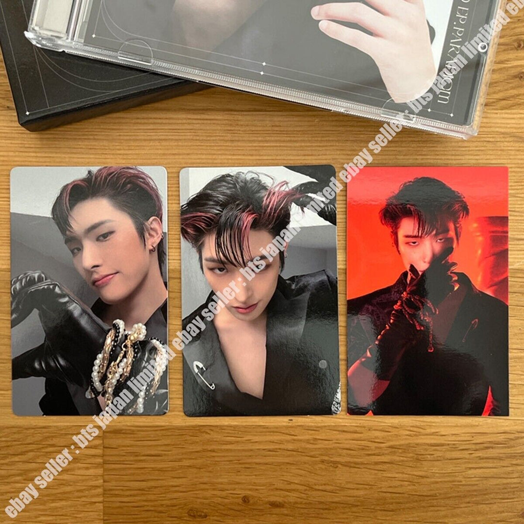 ATEEZ MINGI THE WORLD EP . PARADIGM Photocard 2 Solo ver. + Tower records POB