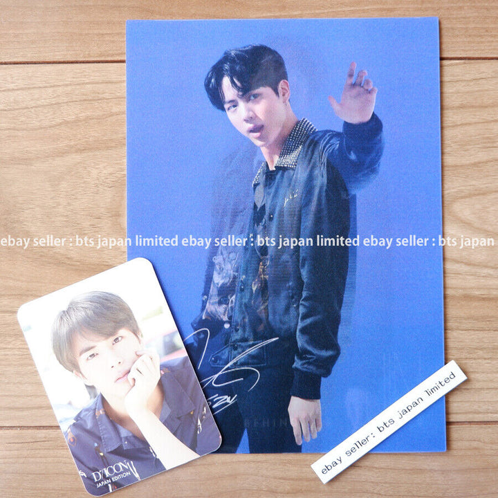 BTS JIN DICON Vol.2 BEHIND Japan Special Edition Lenticular + Photocard set pc