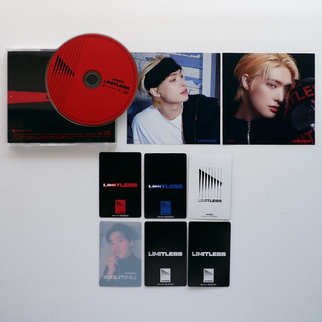 ATEEZ SAN LIMITLESS CD + Official photocards set ATINY POB