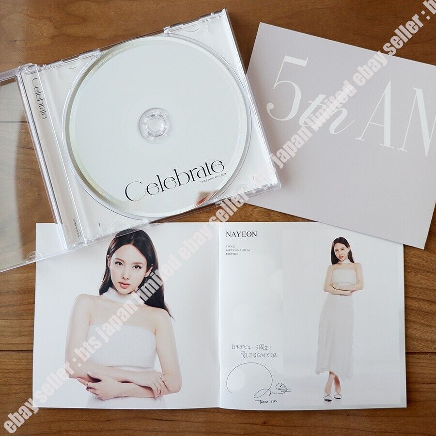 DOS VECES Celebra NAYEON ONCE ver. CD + 1 postal + 2 set de tarjetas fotográficas 