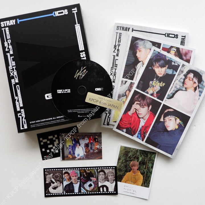 Seungmin Stray Kids Go Live Edición Limitada CAJA + CD + Fotolibro + juego de tarjetas 