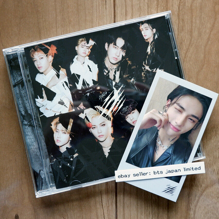 Stray Kids Hyunjin Scars / Thunderous Official Limited FC ver. + Conjunto de tarjetas fotográficas 