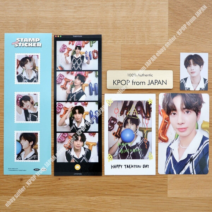 Taehyun TOMORROW X TOGETHER 2023 DECO KIT set Photocard Sticker photo TXT