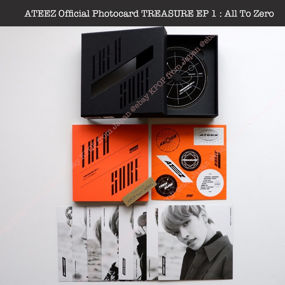 HONG JOONG ATEEZ TREASURE EP 1 : All To Zero ver. Album + Photocard set