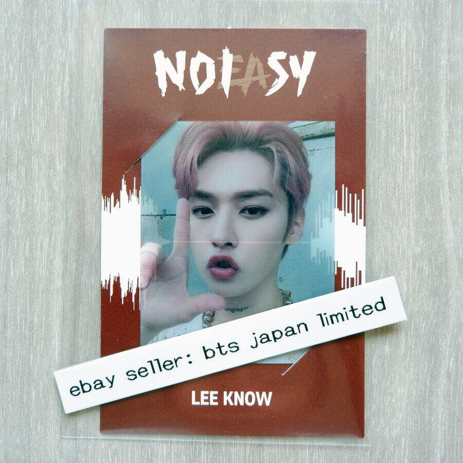 Stray kids Lee Know NOEASY Jewel case Official Photocard set Frame Photo card