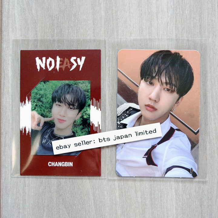 Stray Kids Changbin NOEASY Jewel case Juego de tarjetas fotográficas oficiales Marco Tarjeta fotográfica 