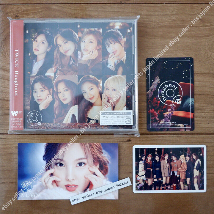 TWICE Nayeon Doughnut Official ONCE CD ver. + ONCE sticker + 2Photocard + Poster