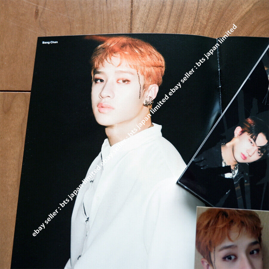 Stray Kids Bang Chan Scars / Thunderous Official Limited A ver. + Photo card Set