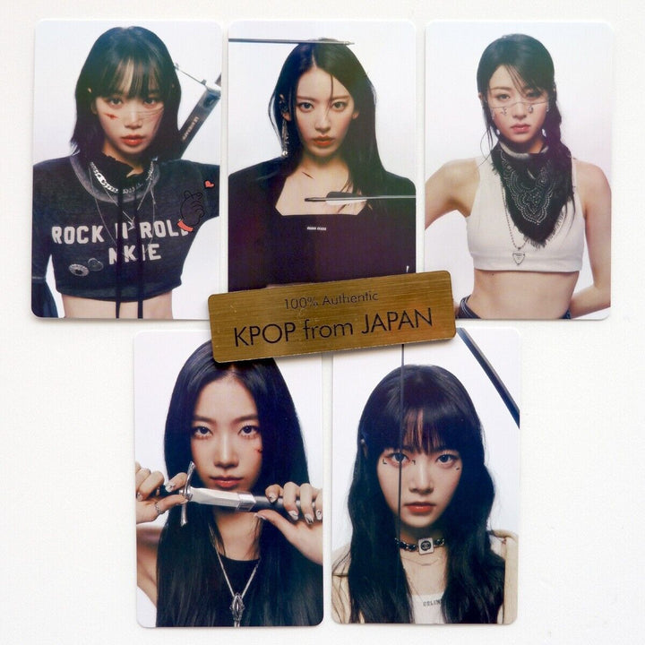 LE SSERAFIM UNFORGIVEN Weverse japan Compact Ver. POB Full set Photocard 5cards