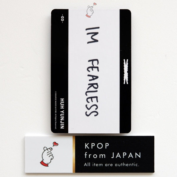 Yunjin LE SSERAFIM FEARLESS Weverse japan photocard Complete set LESSERAFIM