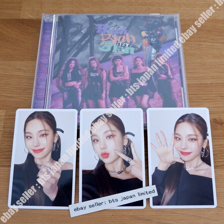 ITZY Yeji Blah Blah Blah MIDZY Japan ver + Official 3 Photocards PCS Fan club