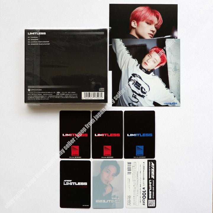 JONGHO LIMITLESS ATINY ver. CD + Photocard set Tower records HMV POB