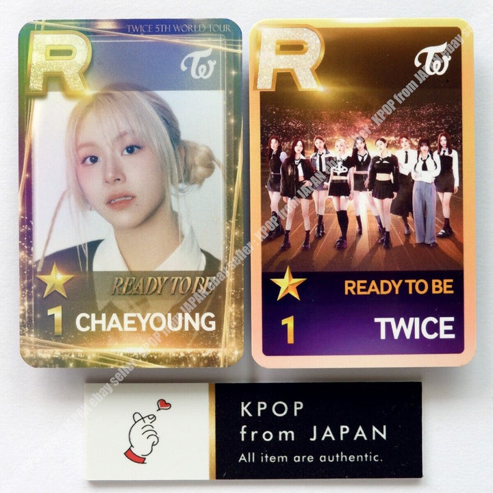 CHAEYOUNG TWICE READY TO BE in JAPAN SSJYP Official Photocard set Superstar 2023