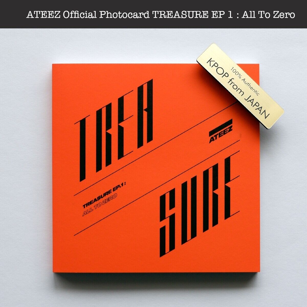 MINGI ATEEZ TREASURE EP 1 : All To Zero ver. Album + Photocard set