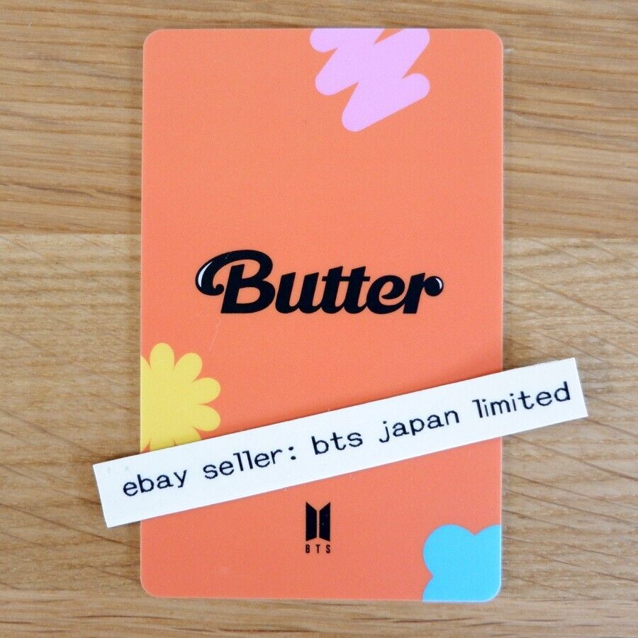 BTS JUNGKOOK Butter M2U Records Lucky draw Official Photocard PC Photo card JK