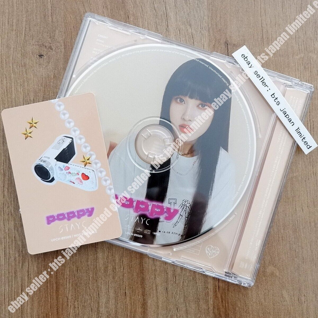 STAYC YOON POPPY Solo ver. CD + Official Photocard set Photo card PC