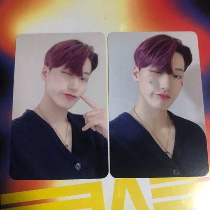 ATEEZ SAN Wonderwall Official Photocard set of 2 Photo card PCS