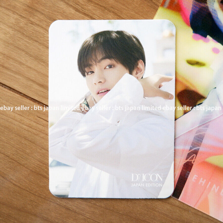 BTS V taehyung DICON Vol.2 BEHIND Japan Special Edition Lenticular + Photocard