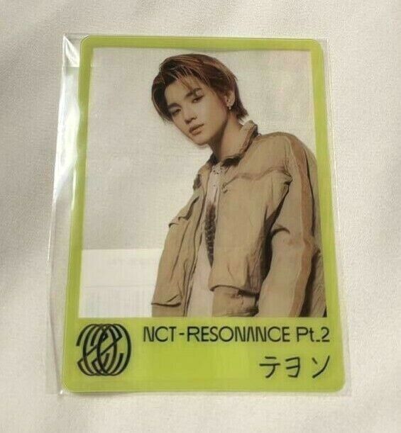 NCT2020 RESONANCE pt.2 Taeyong Japan Official Benefit Clear Photo Card mu-mo