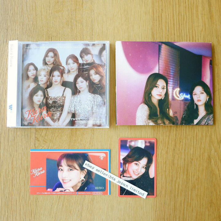 TWICE Kura Kura Jihyo Official ONCE ver. + IC sticker + Photo card set