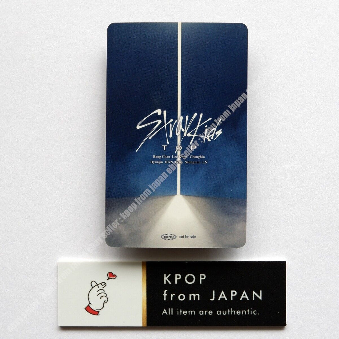 Bang chan Stray kids TOP Japan 1CD + 3pcs Photocard set Sony Music Tower record