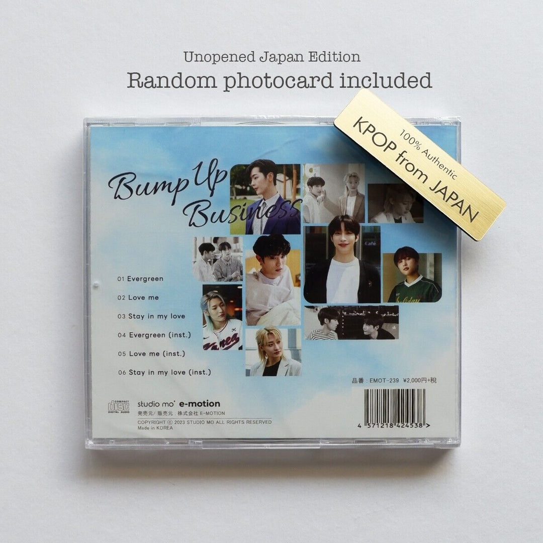 Unopened OnlyOneOf Bump Up Business CD Japan edition Random photocard included